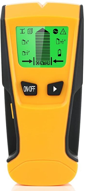 5-in-1-Wandscanner, Balkenfinder, Detektor für stromführende Leitungen, LCD-Display mit Hintergrundbeleuchtung, Balken- ...