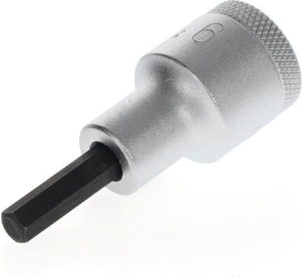 Gedore - Steckschlüsseleinsatz in 19 1/2 ″ Innen-6-kant Schlüsselweite 6 mm Länge 60 mm