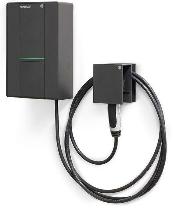 Wallbox 1 stecker typ 2 32a 7,4kw mit smart app steuerkabel - 205.w219-s - Scame