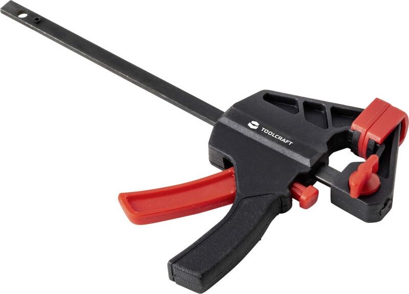 Thumbnail - Einhandzwinge Toolcraft TO-6743691 Spann-Weite (max.):100 mm Produktabmessung, Länge: 180 mm Ausladu
