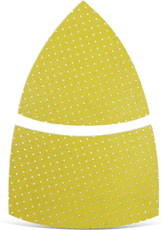 Ultrapad Klett-Schleifblätter, 93 / 62 x 102 mm, f. Deltaschleifer, Weißes Edelkorund (25 Stk.) K60 - Menzer