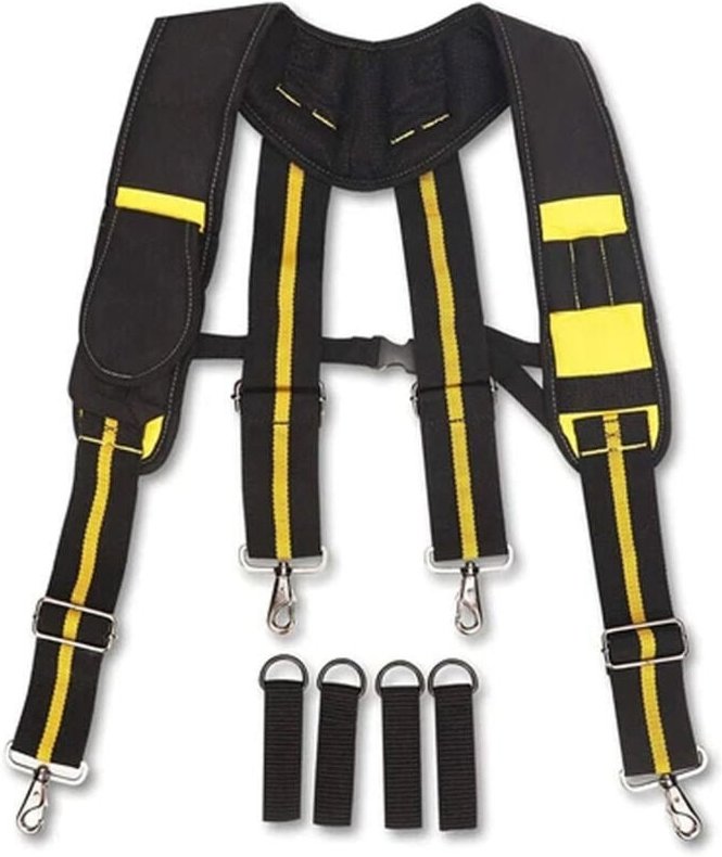Verstellbare Hosenträger, Werkzeuggürtel, Werkzeughaltergürtel, Herren-Hosenträger, professionelle Werkzeuge für Schrein...