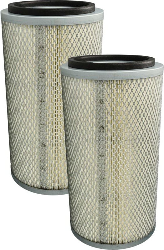 Vhbw - 2x Filterpatrone Ersatz für ZA24594 für Sandstrahlkabine - Papier-Filter mit Maschengitterkorb