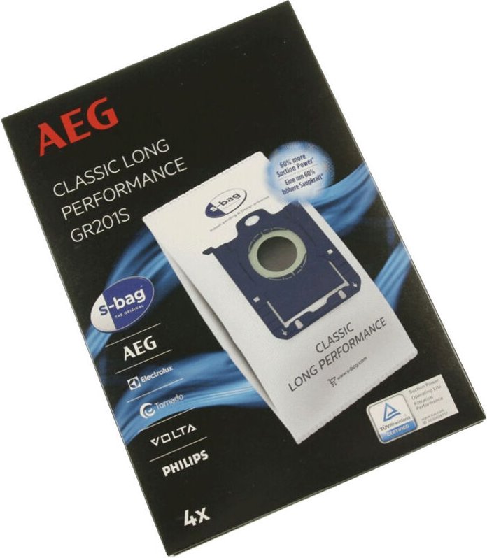 Ersatzteil - 4er Pack Staubsaugerbeutel s-bag Ultra Long Performance ultraone - Electrolux tornado, aeg, essentiel b, vo...