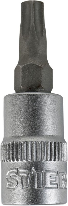 Torx-Bit-Steckschlüsseleinsatz 1/4' mit Bohrung, tx 30 - Stier