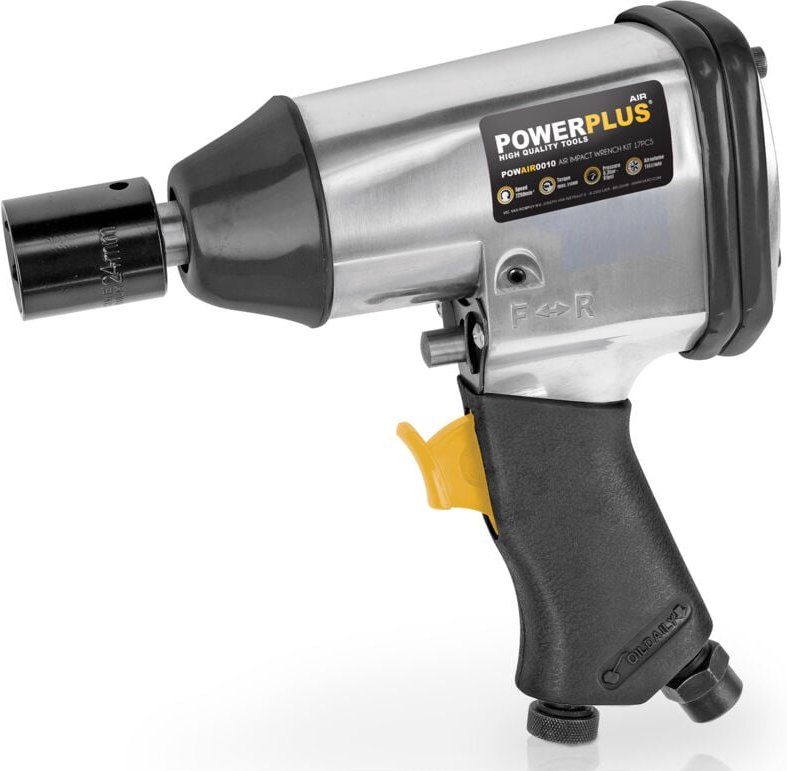 Powerplus - Pneumatische Schlagschrauber quadratisch 1-2