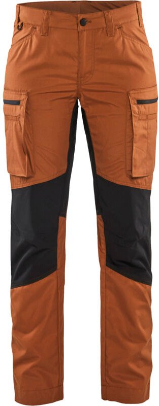 Arbeits- und Wartungshose Damen Stretch 7159 - Rost/Schwarz XS - FR(34) - SE(C32) - Standards