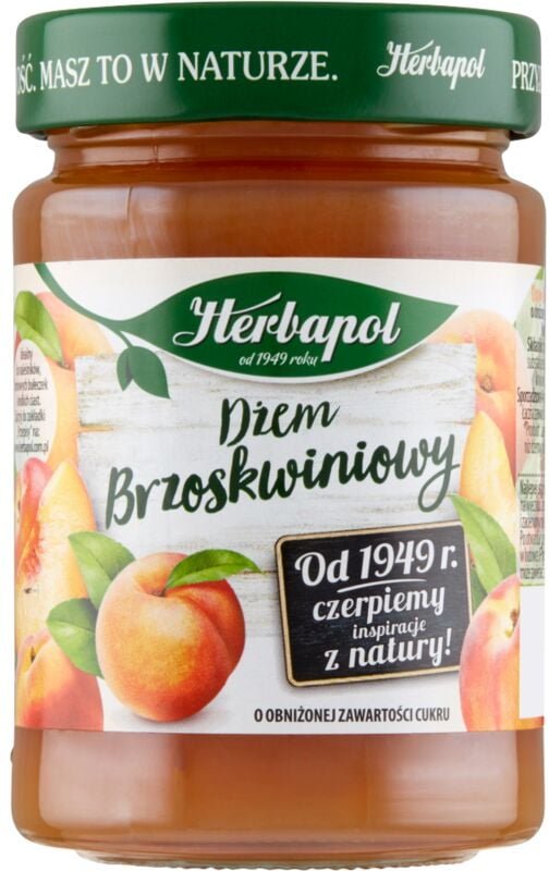 Herbapol Pfirsichmarmelade – weniger Zucker, mehr Geschmack