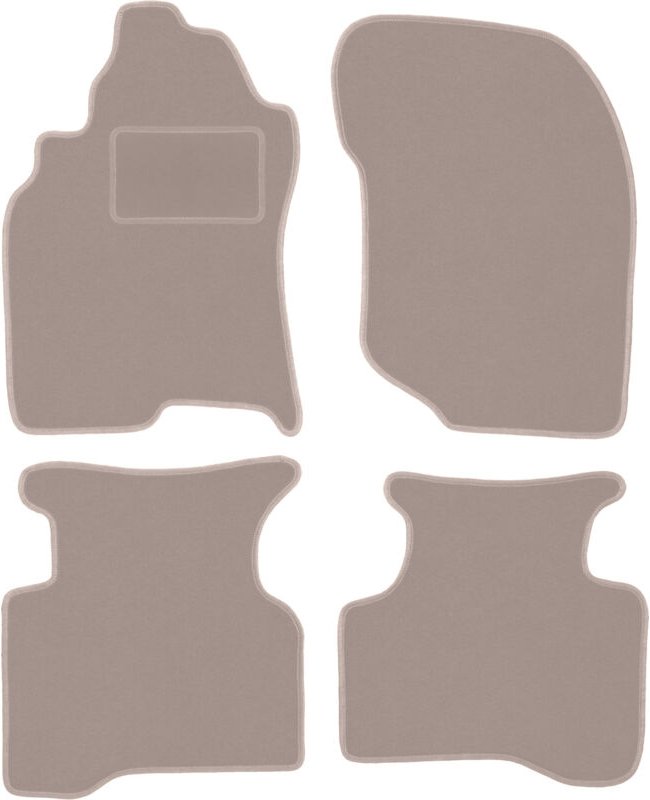 Beige Veloursmatten für: Nissan X-Trail I T30 SUV (2001-2007)