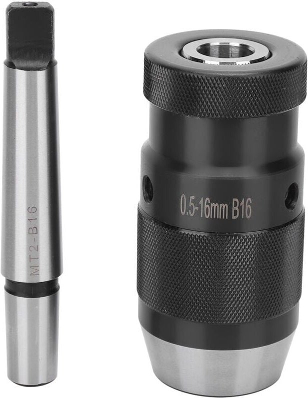Für Bohrmaschine MT2-B16 Schnellspannbohrfutter 0,5-16 mm Morsekegel Schnellspannvorrichtung geeignet für Bohrmaschine, ...