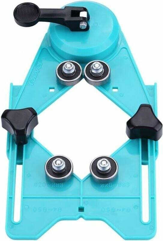 Shining House - Glasbohrführung – 4 bis 83 mm – Marmor – Keramikfliesen – Locator – Saugfuß