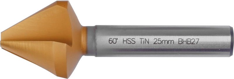 Kegelsenker cbn DIN334 C/60° HSSG-TiN 8 mm - GSR