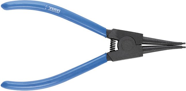 Gerade Zange 160 mm fur Aussensicherungsringe 10-25 mm Fervi 0636