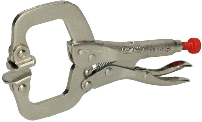 Schweiß-Klammer-Gripzange beweglichen Spannbacken 0-25mm