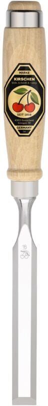 Kirschen - 1009026 Beitel / Stemmeisen 2-Cut Beitel mit 2 Schneiden Front, Seite