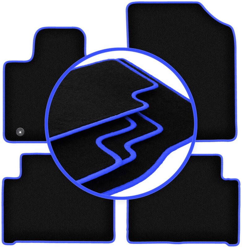 CARLUX-BLUE Autofußmatten für: Kia Sorento IV SUV (2020-)