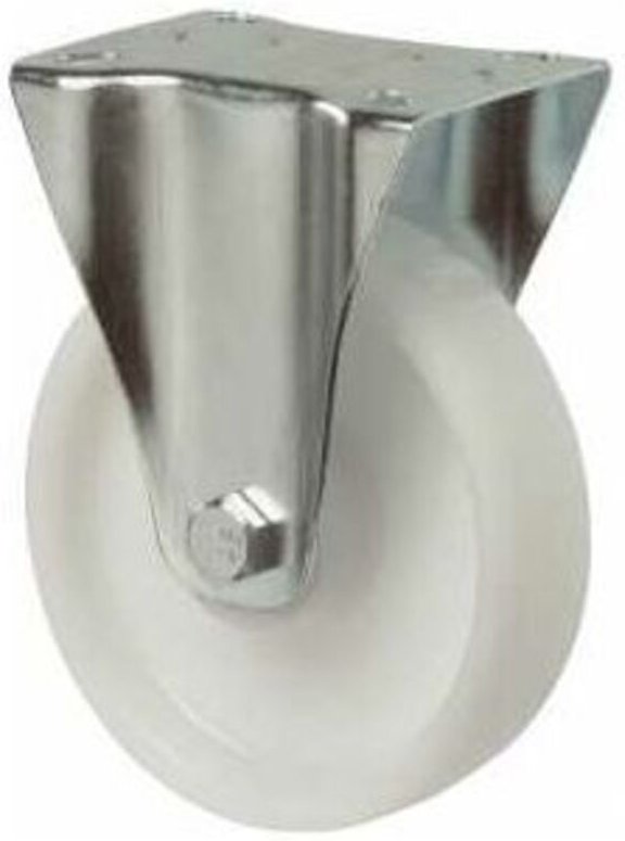 Thumbnail - Bockrolle 125mm Stahlbl Verz Poly Lg. r - Bs Rollen