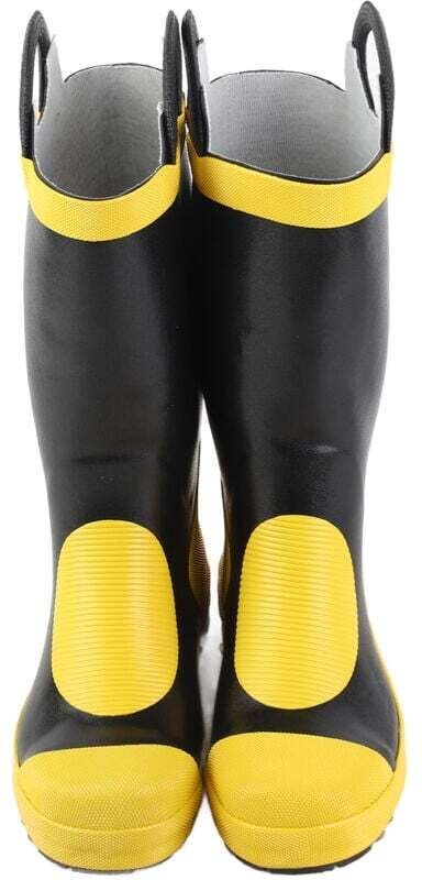 Decdeal High Fire Notfallstiefel, hitzebeständig, isoliert, rutschfest, Gummi, flammhemmend