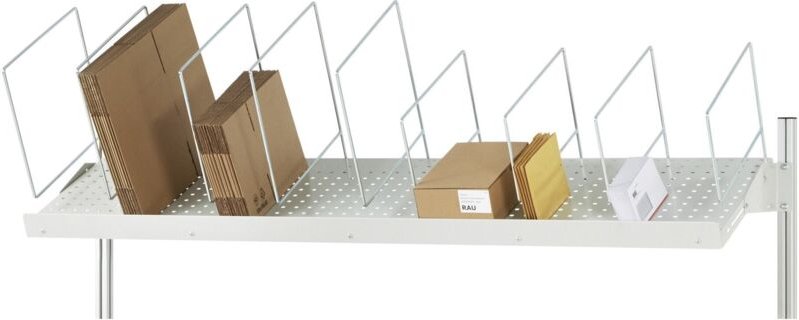 RAU - Kartonagenmagazin Serie e, B1800(1684)xT650xH500mm, RAL7035