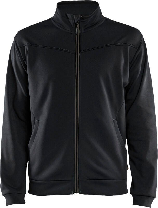 Arbeits-Sweatshirt mit Reißverschluss 3362 - Schwarz/Dunkelgrau L