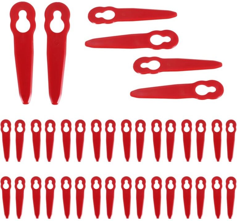 40-teiliges Ersatzmesserset aus Kunststoff für Rasenmäher Polycut 2-2 45