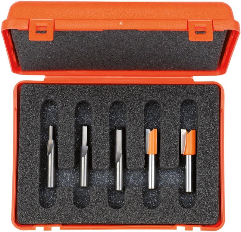 900.005.01 5-Teiliges Fräserset Hm S=8 Re