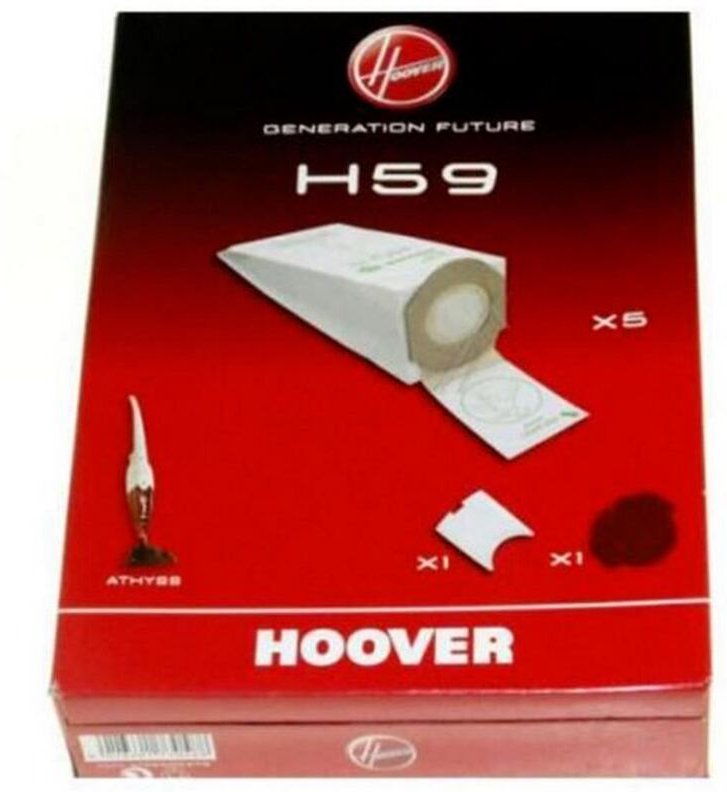 Ersatzteil - 5er Pack Staubsaugerbeutel + 1 Filter H59 athyss - Hoover