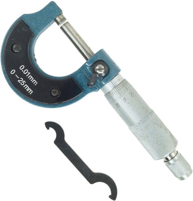 Trade Shop Traesio - Trade Shop - analogische zentralausgaben micrometro 0-25mm 0,01 mm -