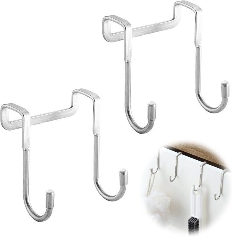 Ymyny - Duschtürhaken, Türhaken, Clamshell-Handtuchhaken, Wandhaken, Badezimmerhaken und Handtuchhalter, Bohrfreier Hake...