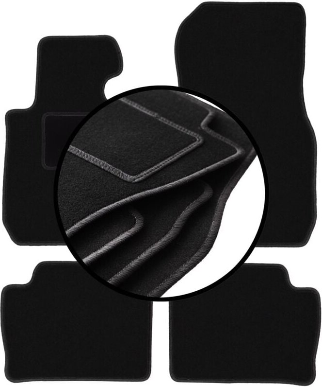 Komplettset Veloursmatten für: BMW 3 G21 Kombi, Touring (2018-)