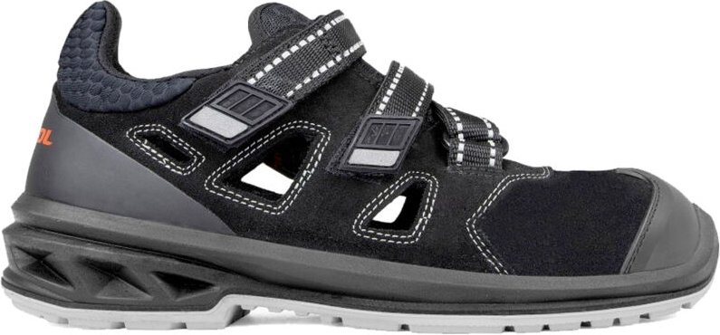 Pezzol Atlantis XS 10 S1PS SC FO SR ESD-Sicherheitssandalen - - Schwarze