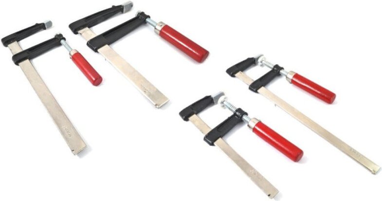 Trade Shop Traesio - Trade Shop - spanner schraubstock zimmermannsschraubstock zwinge f - -120X600 mm -