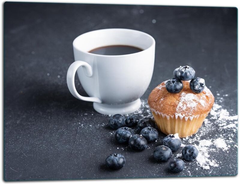 Glasschild SchneideBrett 52x40 Küche