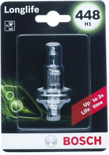 Bosch Halogenlampe H1 12V 3200K Gelb 55W P14.5s, 1 Stück