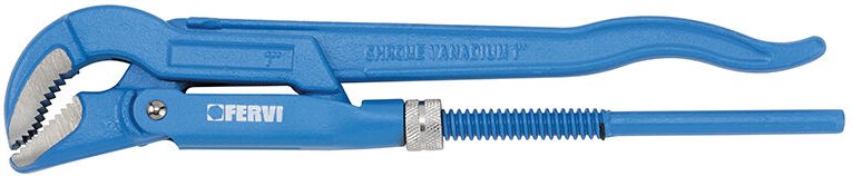 Wasserpumpezange 45° rohrzange 700 mm eckrohrzange zange Fervi 0225/700