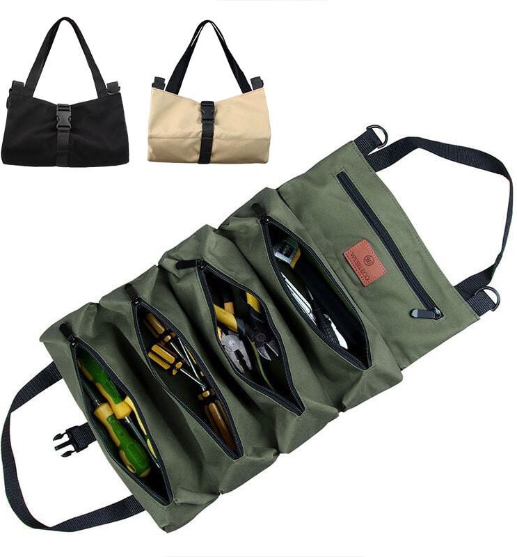 Gotrays - Stoff-Werkzeugsatz, Tragbare Aufbewahrungstasche Für Autowerkzeuge, Werkzeugtasche Für Elektriker, Hardware-We...