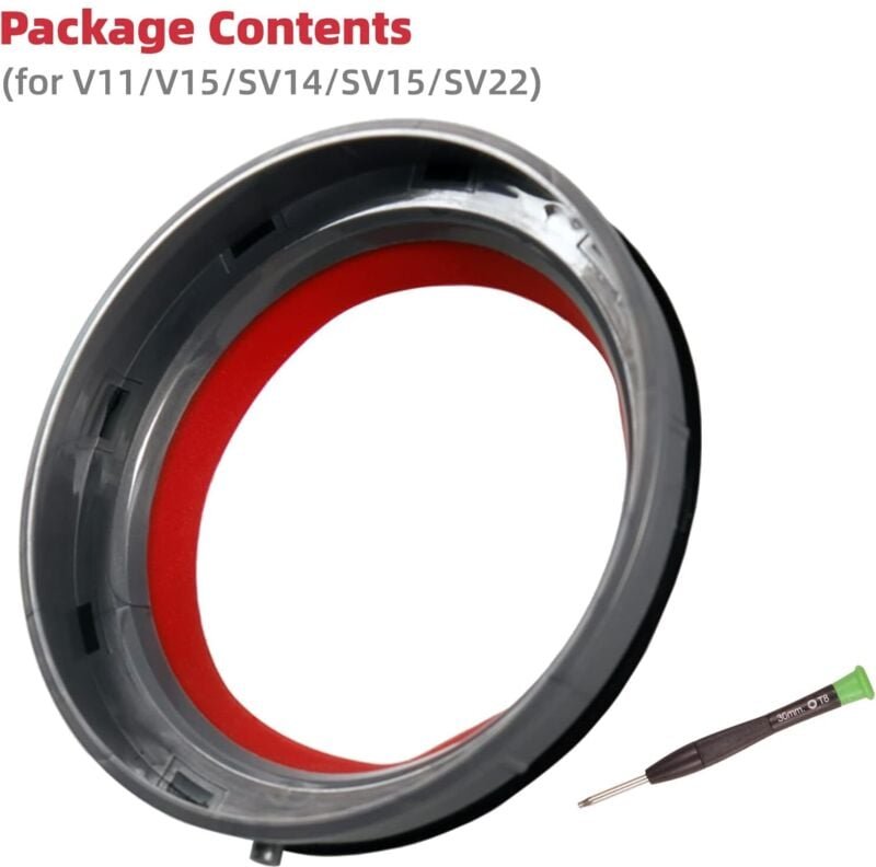 Feste Dichtung für den Staubbehälter, kompatibel mit Dyson V11, V15, SV14, SV15 und SV22 Staubsaugern, Ersatzteile, Repa...