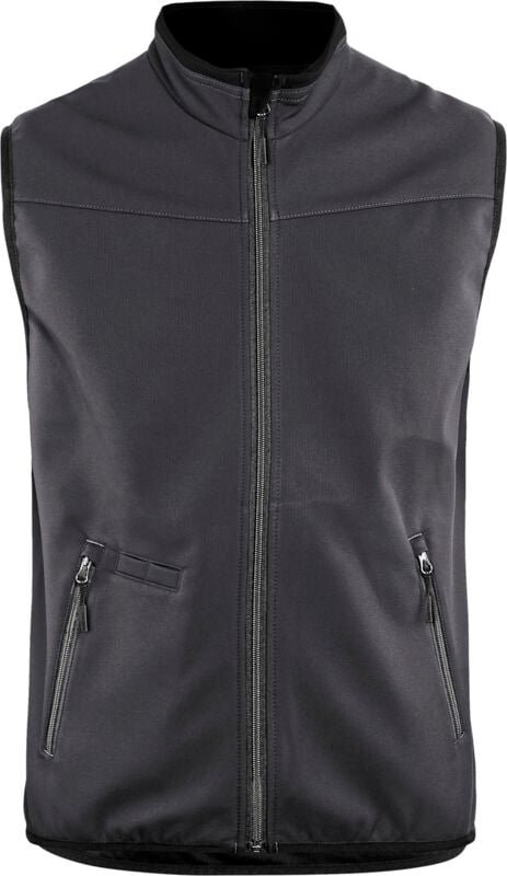 Arbeit-Softshell-Weste ohne Ärmel Stretch 3850 Grau/Schwarz S