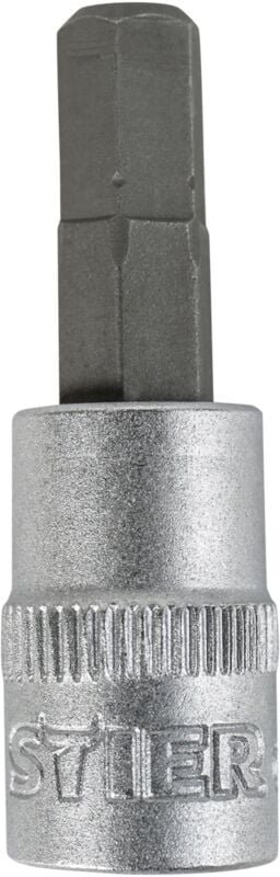 STIER Innensechskant-Bit-Steckschlüsseleinsatz 1/4'', SW 3 mm, Schraubendreher-Einsatz, Bit-Einsatz, Stecknuss