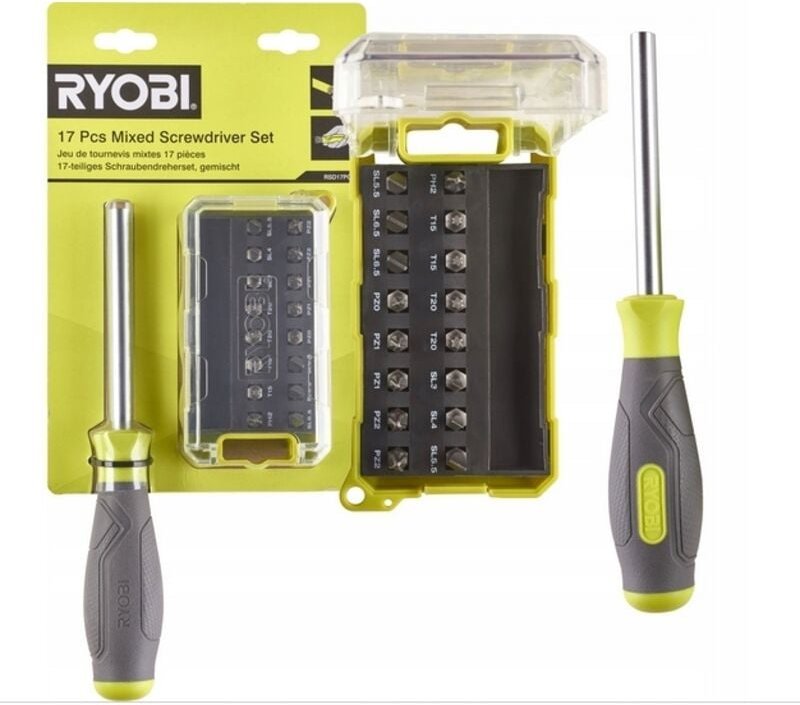 Thumbnail - RYOBI RSD17PCS 17-teiliger Schraubendrehersatz