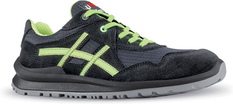 Sicherheitsschuhe niedrig AYRTON S1P SRC - Schwarz/Limette Grün 44