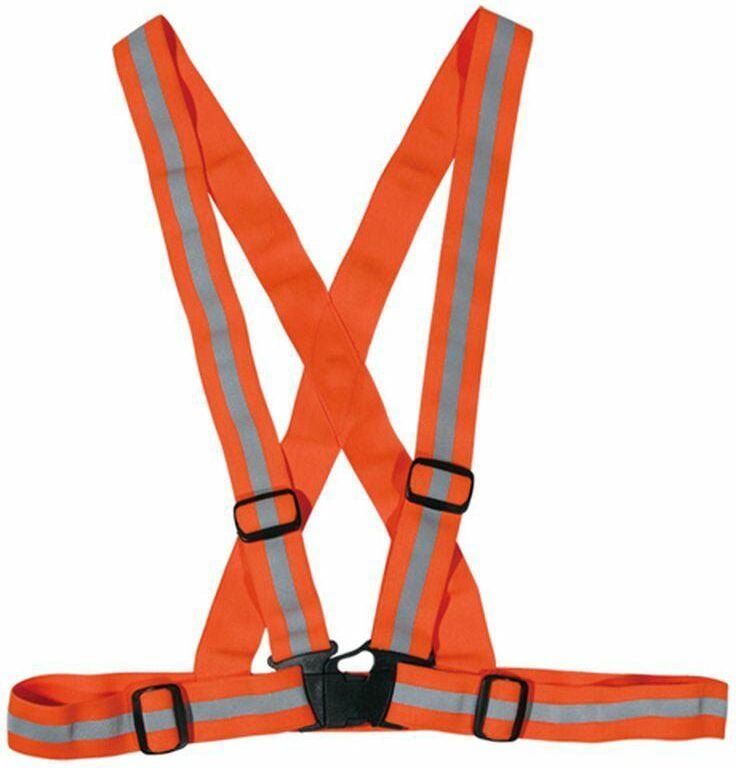 Beta - Szelki ostrzegawcze ostrzegawcze elastyczne universalne pomarańczowe