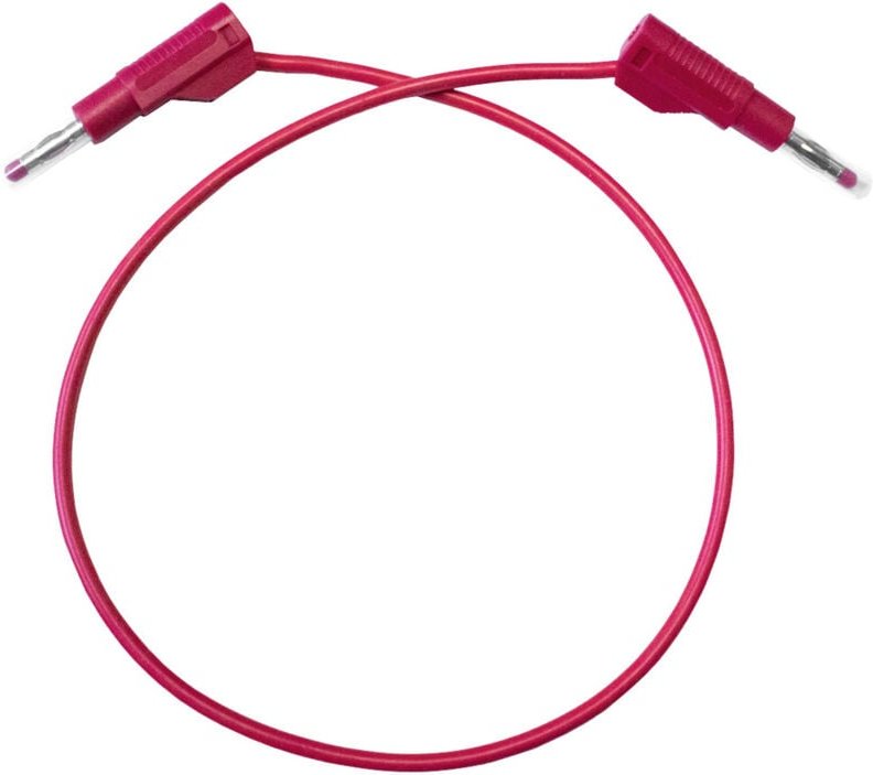 Thumbnail - Mueller Electric - BU-P4911B-12-2 Messleitung Bananenstecker Bananenstecker 0.3 m Rot 1 St.