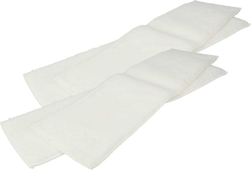 4x Wischbezug kompatibel mit Kärcher sv 1902 Dampfreiniger, Dampfmop - Soft-Bodentuch 40,5 x 11,15 x 0,3cm - Vhbw