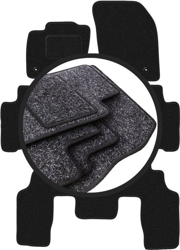 ANTHRA Autofußmatten für: Ford S-MAX MK2 7-Sitzer (2015-)