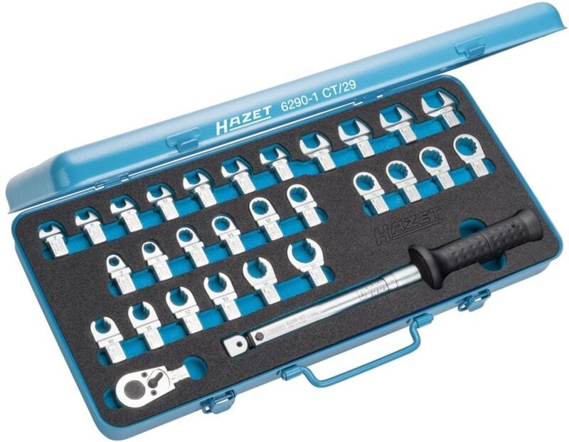 Drehmoment-Werkzeug Satz, Einsteck-Vierkant 9 x 12 mm, Anzahl Werkzeuge: 29 - Hazet