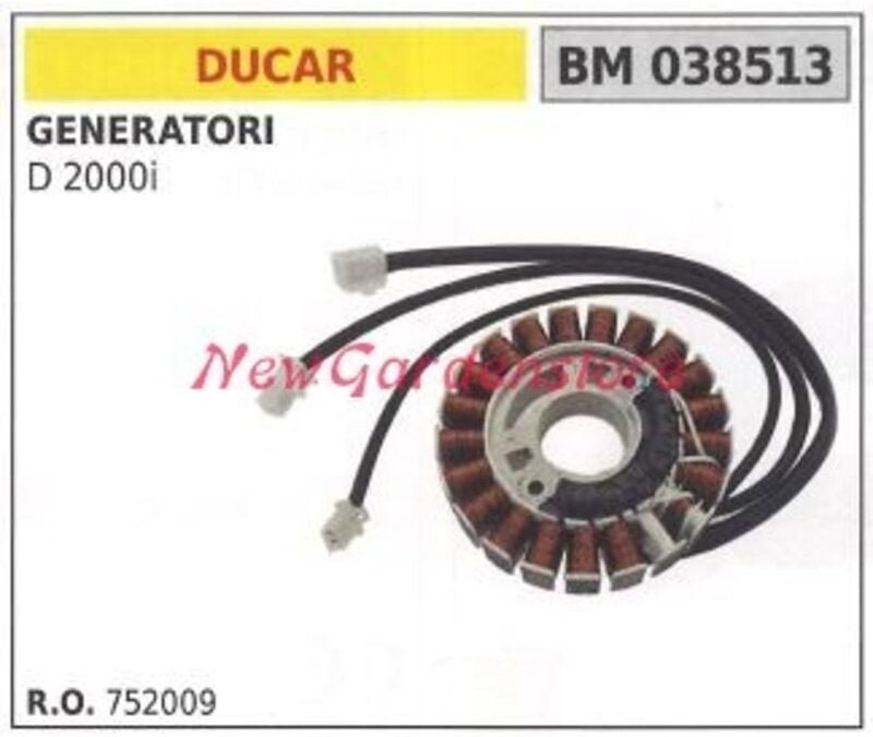 DUCAR Lichtmaschine für Generator D 2000i 038513 752009