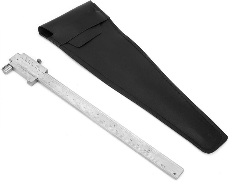 Zoternen - Messschieber, 200 mm, Edelstahl, hohe Messgenauigkeit, für den Außenbereich, für Zuhause aus Kunststoff und H...