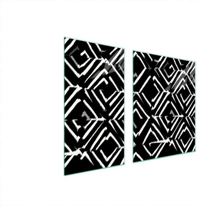 GLASSCHUTZPLATTE FÜR HERD 90x52 MUSTER