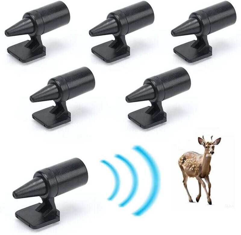 Stück Ultraschallpfeife, Ultraschall-Anti-Wild, Warnpfeife, Ultraschall-Hirschwarnung, Vermeiden Sie das Schlagen von Ti...